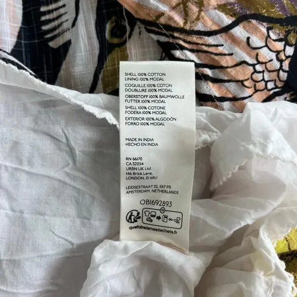 Anthropologie Maeve Pia Binazzi Tiered Off the Shoulder Pink Maxi Dress, Small - Picture 14 of 15